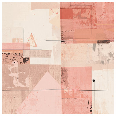 Textured Pink Abstract Comforter