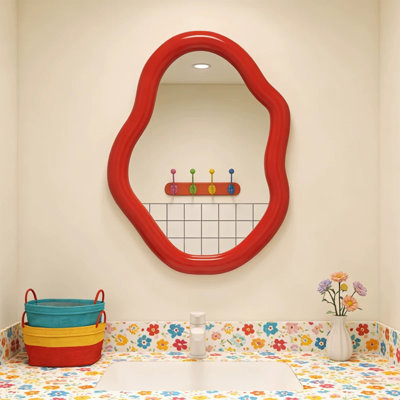 Asymmetrical MDF Wall Mirror