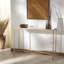Isabellina Metal And Marble Console Table-873308532