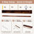 Wall-Mounted Floating Fireplace Mantel Shelf