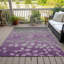 Tapis mauve lavable à la machine intérieur / extérieur Xhevrie-1561434751