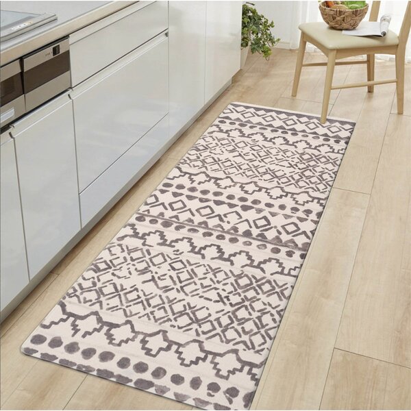 Kitchen Mat for Floor, 59-inch Long Kitchen Rug 0.47 inch Thick Coushiond  Anti-Fatigue Mat No Skid Easy Clean Kitchen Rug and Mats