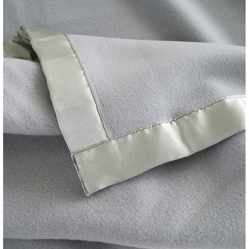 Jeté satiné, Double, Gris foncé