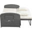 Chaise longue double en osier PE avec dossier réglable PE-491344606