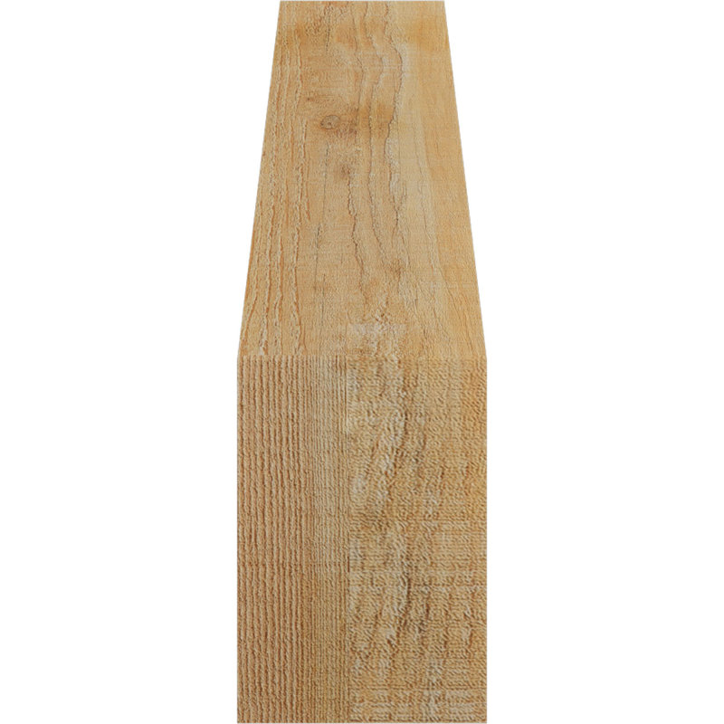 Attelle impériale du genou, Sapin de Douglas, H 14 po x l 4 po x P 10 po, Brute