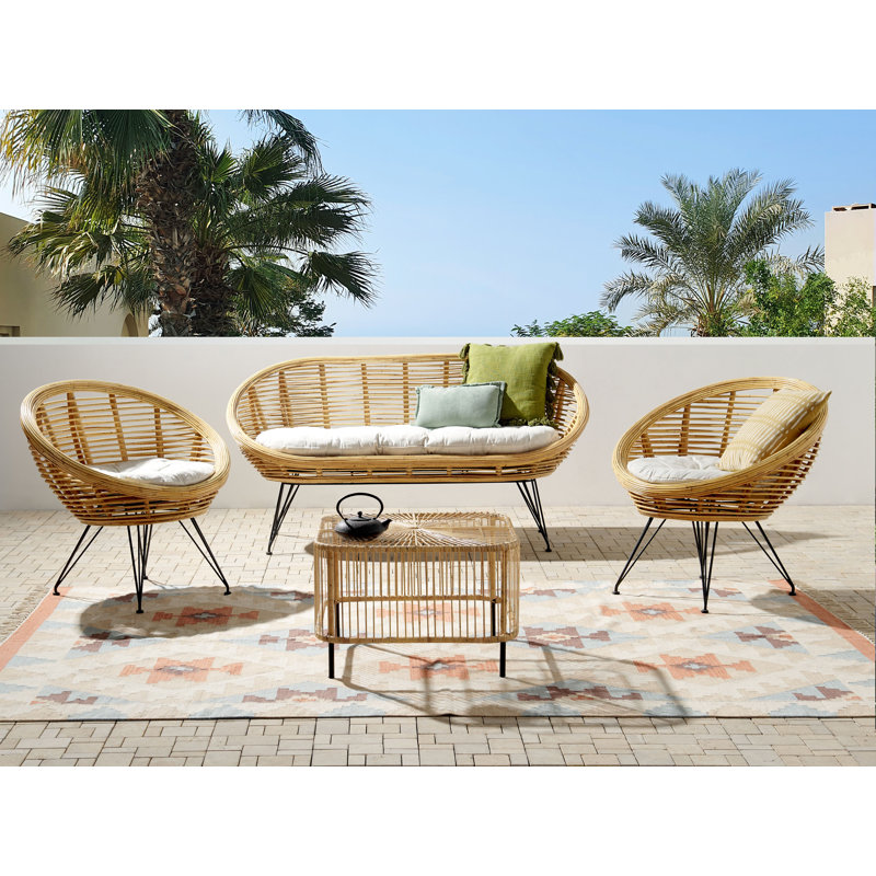 MARATEA/CESENATICO 4 - Person Garden Lounge Set with Cushions
