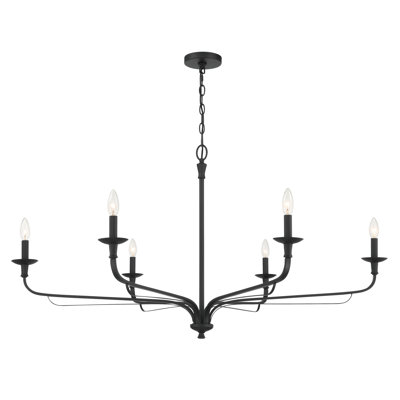 6 LIGHT CHANDELIER