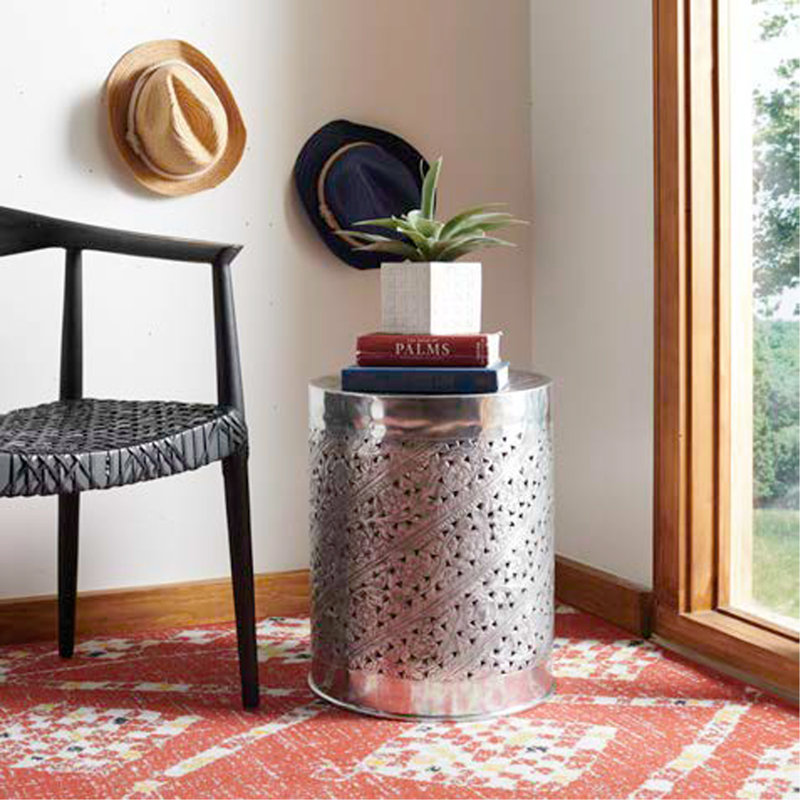 table de bout cylindriques