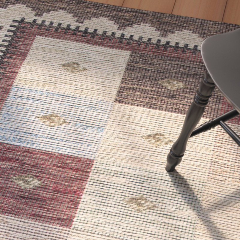 Francine Geometric Indoor / Outdoor Rug, Rectangle  2' x 3'7"