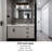 Manon Glass and Iron Armed Sconce-467787273