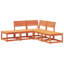 Wendell 63.5cm Wide L-Shaped Patio Sectional Set