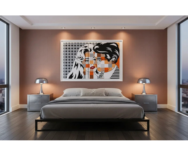 Couple in Orange
