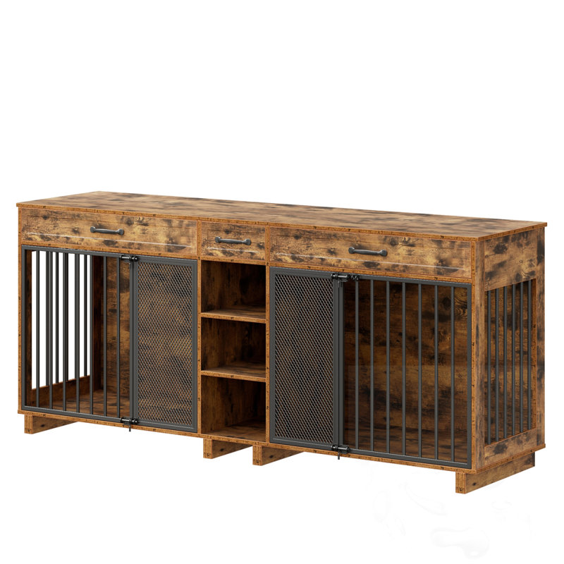 Caisse pour chien avec tiroirs