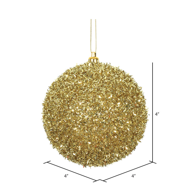Ornement boule Tinsel, Or