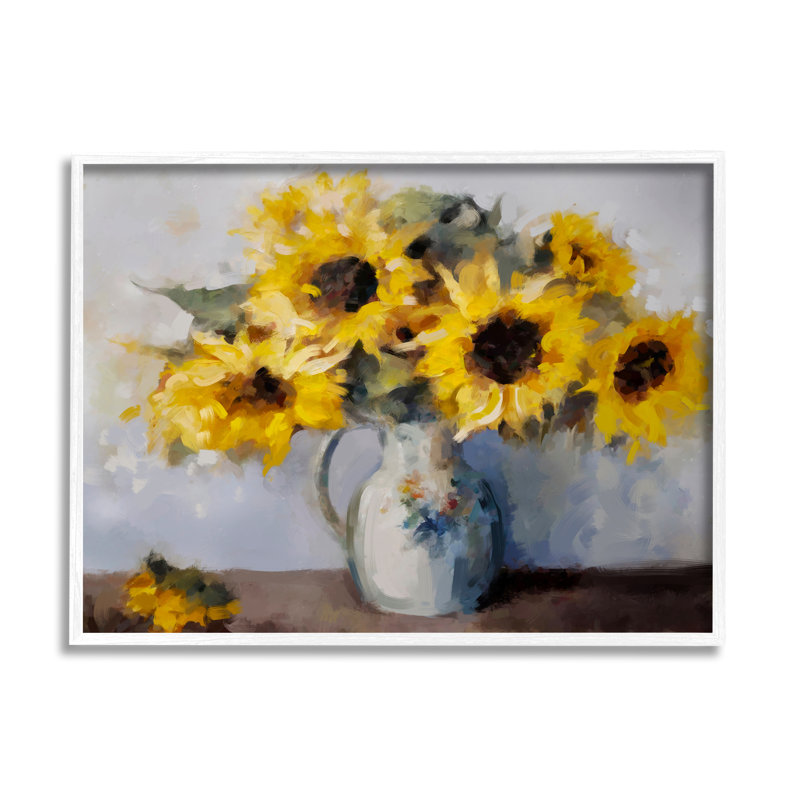 Peinture traditionnelle sur bois par Ziwei, H 24 po x l 30 po x P 1,5 po, Giclée encadrée blanc bord de mer