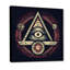 «The All Seeing Divine Eye Illuminati», reproduction sur toile-768687480-768687364