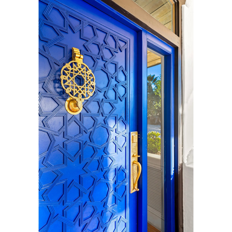 Porte marocaine sculptée à la main