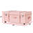 Texture Wheeled Trunk Footlocker with Storage-88967490