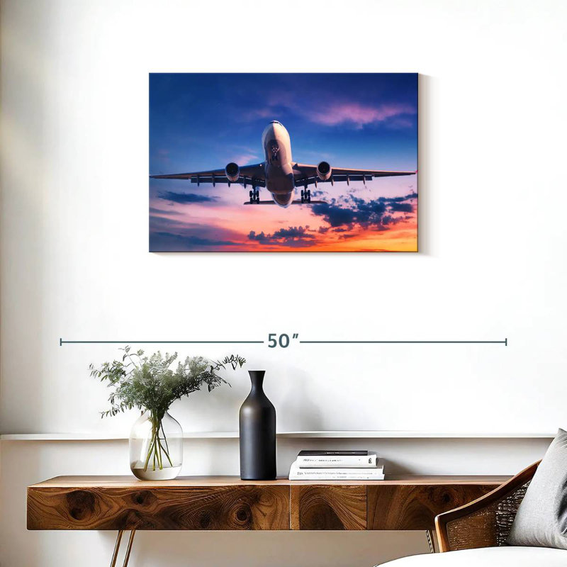 Avion Mehar Sunset, H 20 po x l 30 po