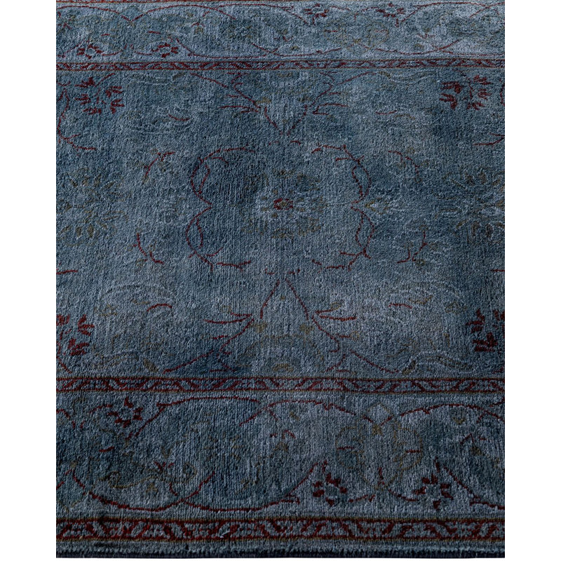 Overyed One-of-a-Kind Runner 2'6" X 11'10" Hand Knotted Area Rug