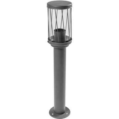 Broomall Stained Glass Transparent Bollards Post Lantern