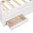 Ajavian Three Drawers Wooden Daybed with Trundle-1561704860-1577153691