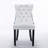 PU and Velvet Upholstered Dining Chair-622743598