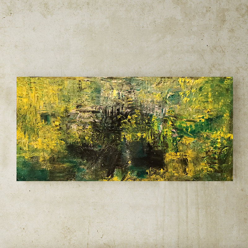 Magic Woods Painting by Irina Gorbman, 8" H x 10" W