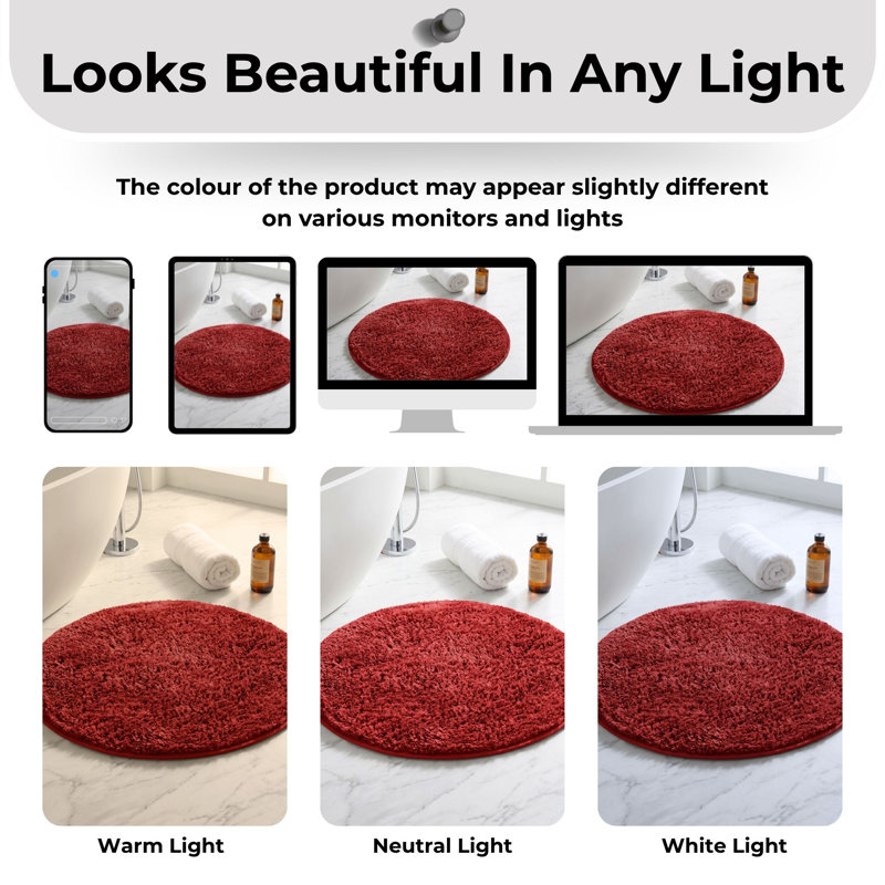 Tapis pour salle de bain Better Trends, Rouge