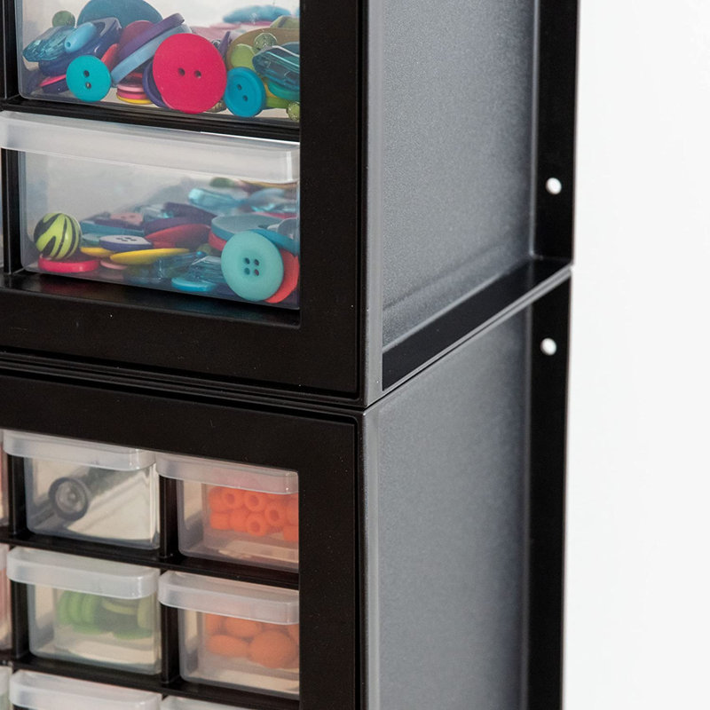 Caisse en plastique 64 tiroirs