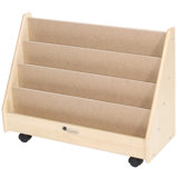 4 Compartment Manufactured Wood Book Display
