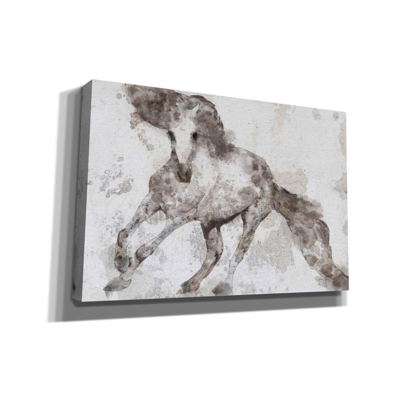 «Alydar Horse» par Irena Orlov, graffiti épique, H 40 po x l 60 po x P 1,5 po