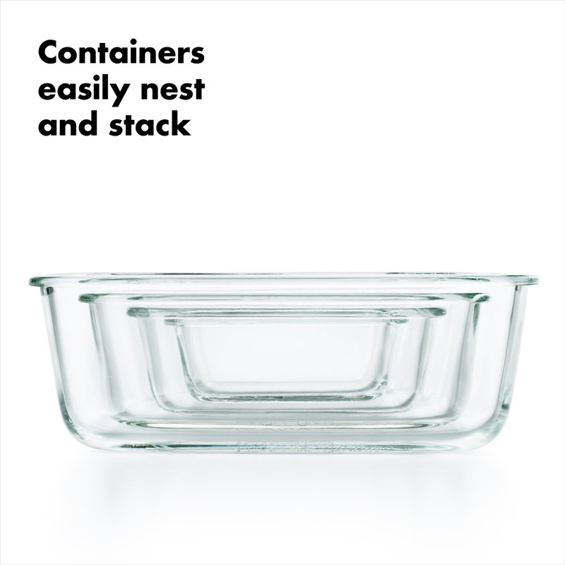OXO Good Grips 16 Piece Glass Smart Seal Everyday Container Set