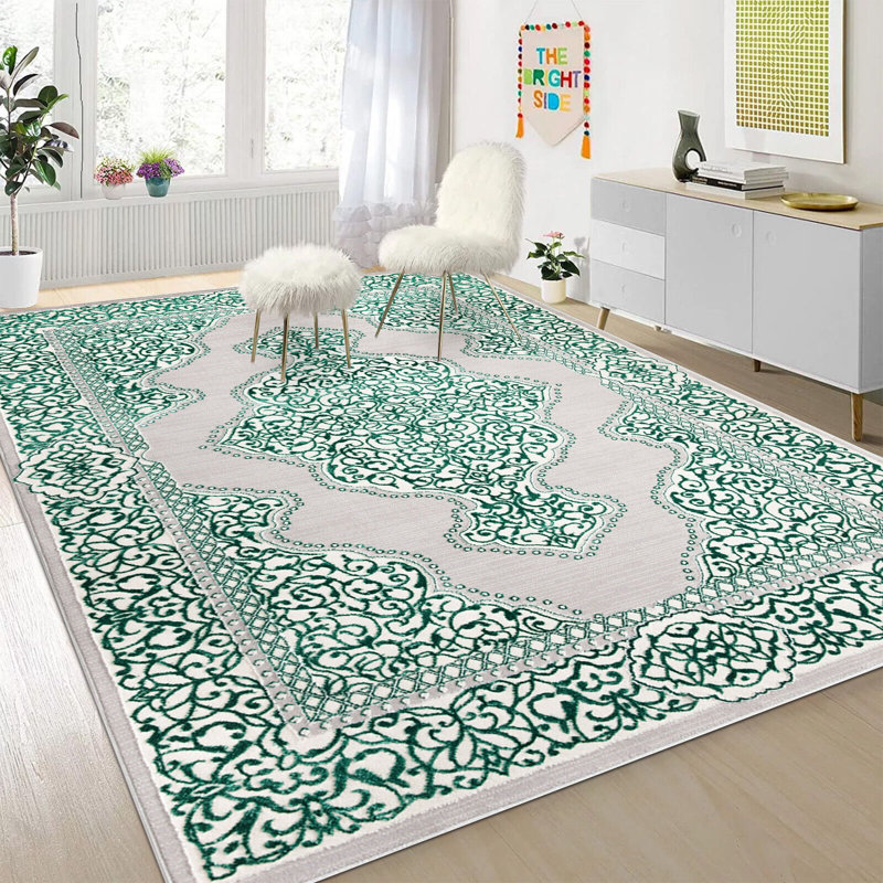 Brackney Floral Area Rug, Rectangle 60 x 110cm