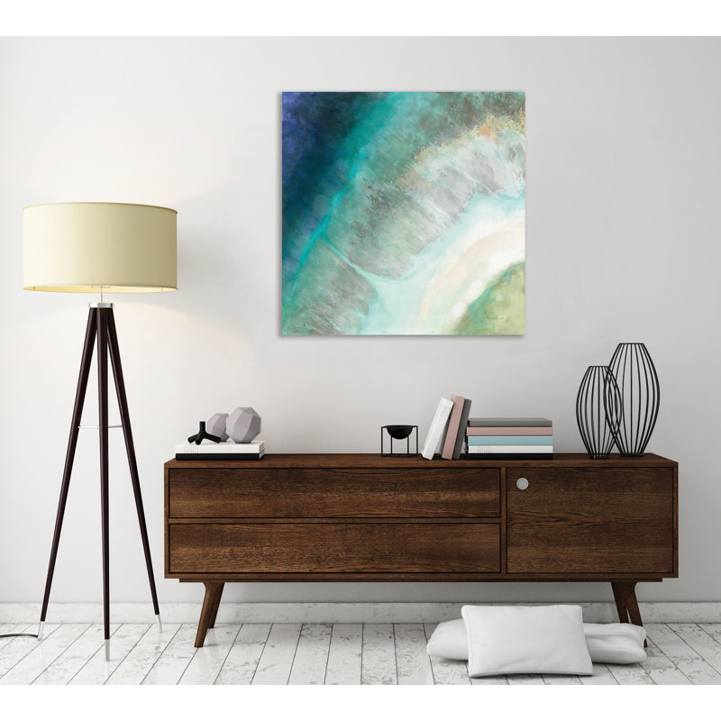 «Coastal Diamond», toile tendue par Danhui Nai, H 30 po x l 30 po x P 1,5 po
