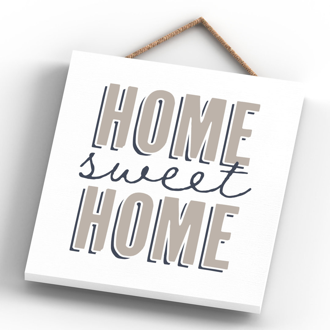 Vivid Squid Wholesale Home Sweet Home - No Frame Print on Wood