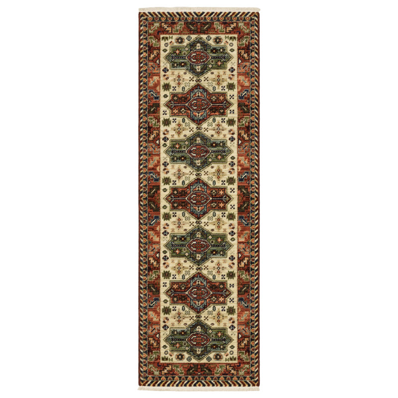Oriental Indoor Rug, Runner 2' x 6'
