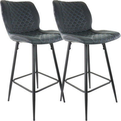 Chaise de bar 2 pièces Elama