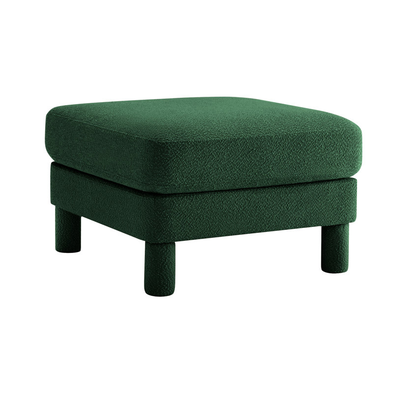 Repose-pieds confortable en polyester au design moderne pour le salon et les espaces de détente