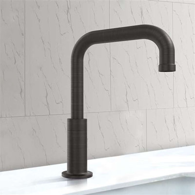 Naples Commercial Oil Rubbed Bronze Handsfree Motion Sensor Faucet by BathSelect Hot and cold mixer