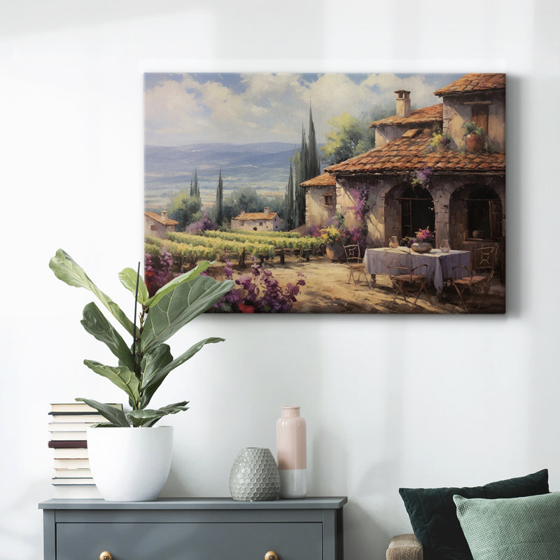 «Vintage Landscape - CCL III», reproduction d'art sur toile, H 9 po x l 13 po