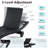 80" Patio Wicker Chaise Lounge Chairs Set of 2 with Wheels & Adjustable Backrest-704041523