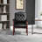 Leather Reception Guest Chairs W/Padded Seat and Arms Ergonomic Mid-Back Office Executive Side Chair for Meeting Waiting Room Conference Office Guest Chairs-477030387