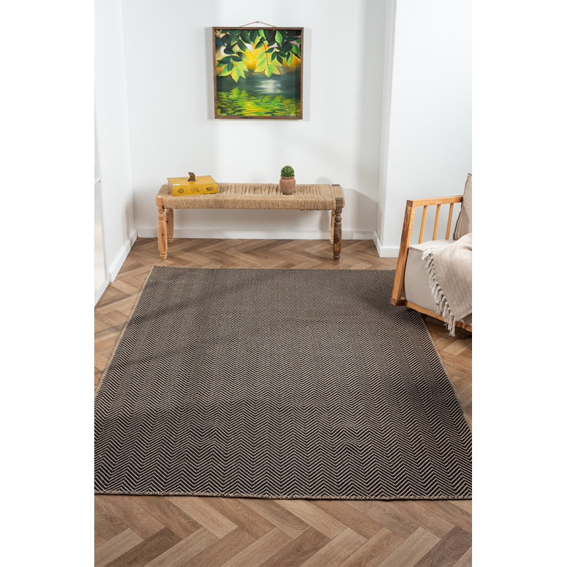 Owenn Solid Colour Jute / Sisal Area Rug, Rectangle 160 x 230cm