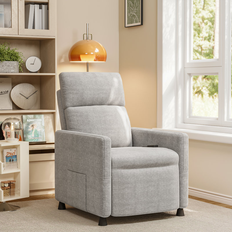 Fauteuil inclinable à télécommande avec dossier et repose-pieds réglables, canapé