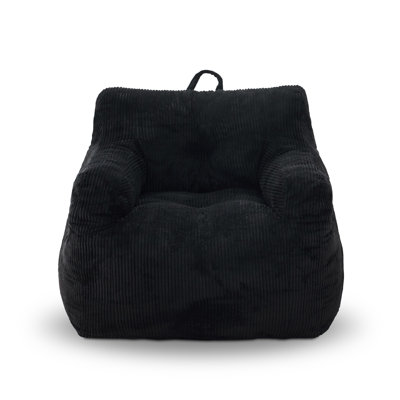 Bean Bag Chairs For Adults Oversize Bean Bag Sofa Chair With High Density Memory Foam Bean Bag Chair Lazy Chair With Armrest, Adult Beanbag For Bedroo