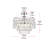 Stiner 3-Light Crystal Tiered Flush Mount-57281646-115952319