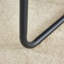 Minimalist Armless Chair With PU Backrest And Metal Legs-1080636484