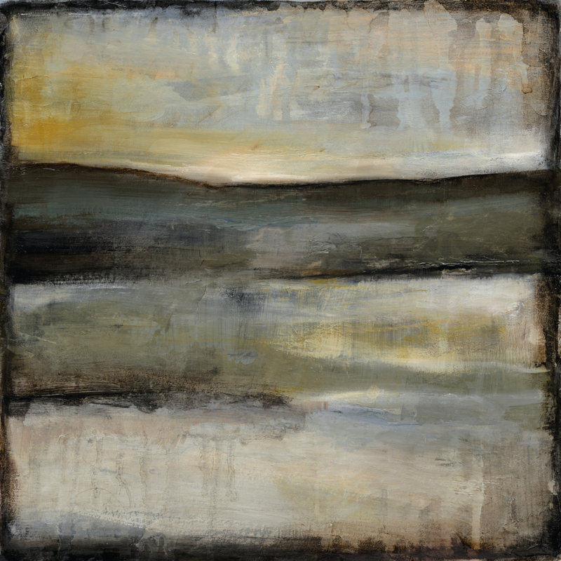 Misty Horizon III by Jennifer Goldberger - Wrapped Canvas Painting, 91cm H x 91cm W