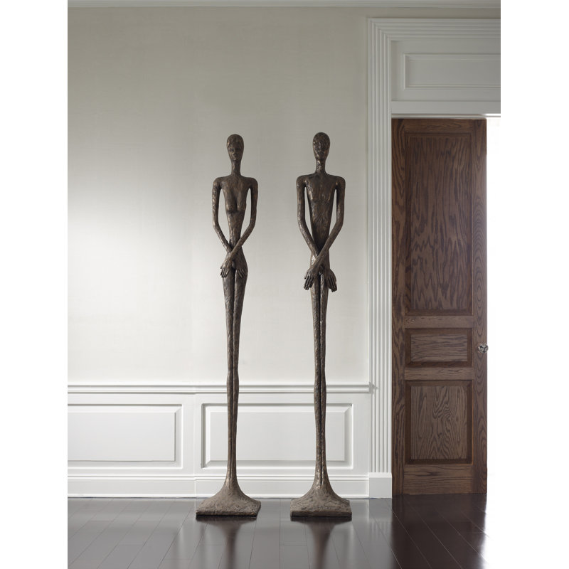 Lloyd Skinny Male Statue, Bronze, 84" H x 16" W x 13" D